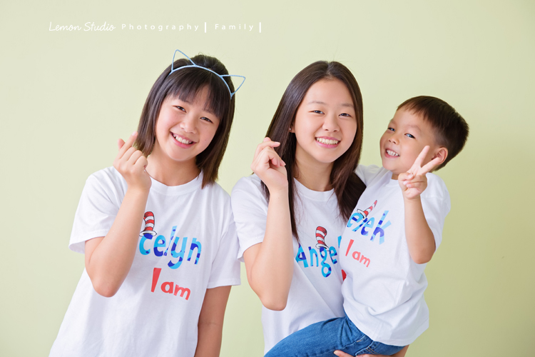 Angeliue三姐弟家庭攝影