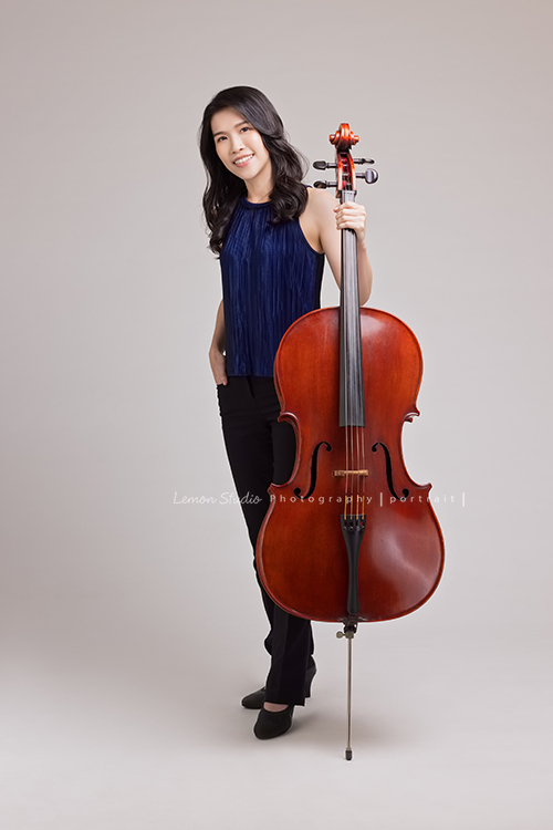 大提琴音樂家張可欣形象照
